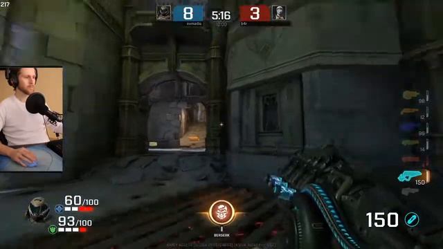 Is Quake Champions' Doom Slayer The Fastest Champ on Corrupted Keep? - Квейк Чемпионы смотреть онлайн