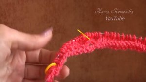 Часть 2. (Росток и V-образный вырез) Реглан сверху  - Большой размер!!