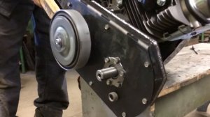 Центробежное сцепление с понижающим редуктором.