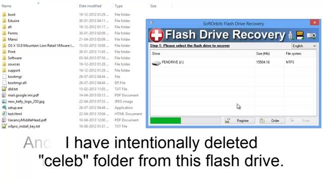 How to recover deleted files from your flash drive смотреть онлайн