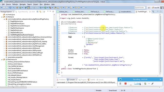 End 2 end website testing using Selenium, Cucumber and Java Overview part 6 смотреть онлайн