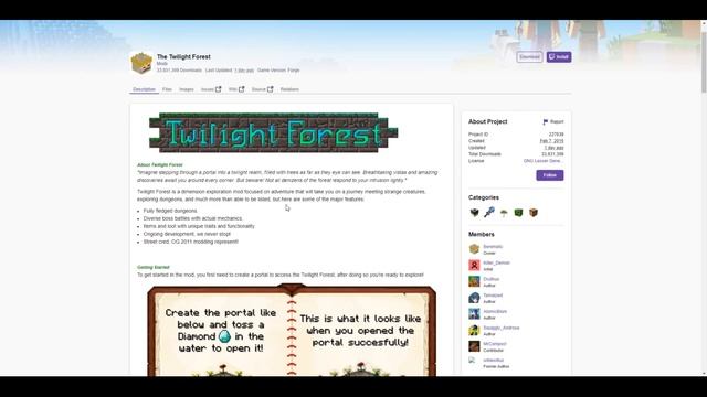 TWILIGHT FOREST ОБНОВИЛСЯ ДО 1.16 ! ИНСТРУКЦИЯ ПО СКАЧИВАНИЮ РАННИХ ВЕРСИЙ