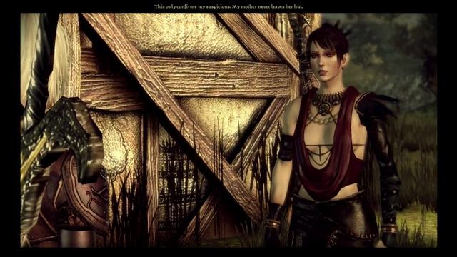 Dragon Age Origins Bringing Morrigan to Flemeth's Hut смотреть онлайн