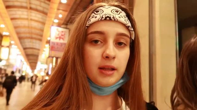 Магазины одежды в Японии.Корейский магазин косметики.Вышла за покупками.Японский влог смотреть онлайн