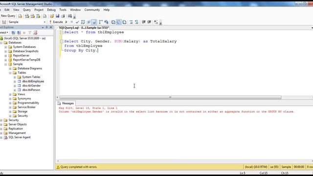 Group by in sql server - Part 11 смотреть онлайн