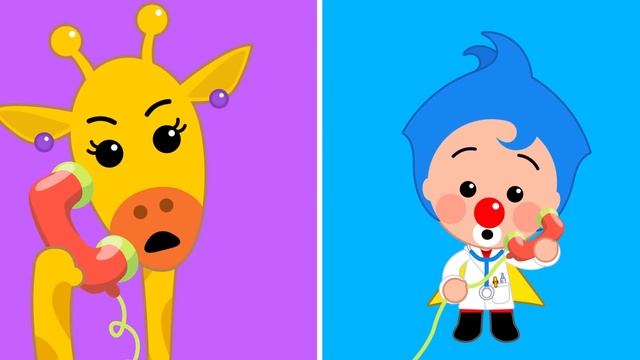 Сколько друзей прыгало на кровати ♫ Детские обучающие видеофильмы (30 мин) ♫ Плим Плим