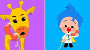 Сколько друзей прыгало на кровати ♫ Детские обучающие видеофильмы (30 мин) ♫ Плим Плим