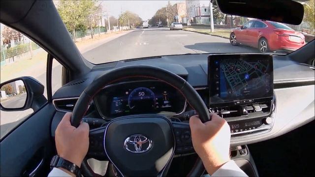 Toyota Corolla Touring (GR Sport 196HP) / Csak vezetés, POV test drive. смотреть онлайн