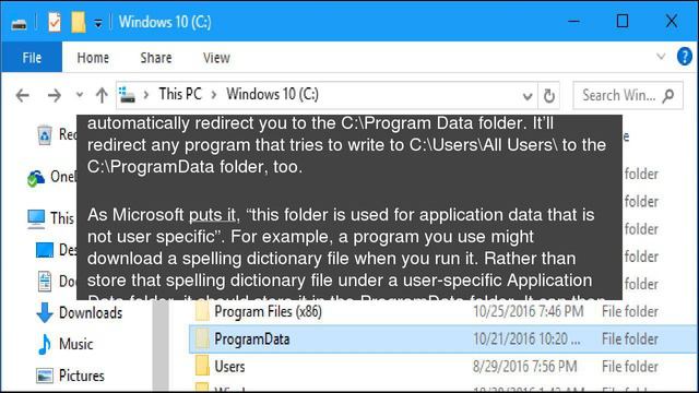 What Is the ProgramData Folder in Windows? смотреть онлайн