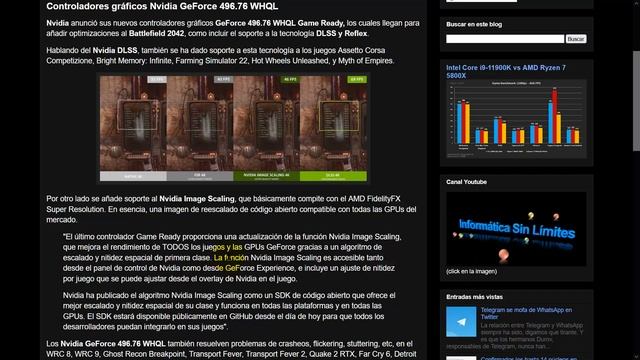 Controladores gráficos Nvidia GeForce 496.76 WHQL смотреть онлайн