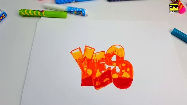 ГРАФФИТИ - YES !!! КАК НАРИСОВАТЬ? !!! урок граффити graffiti logo смотреть онлайн
