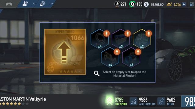 NFS No Limits | Aston Martin Valkyrie | Stage 6 Maxed смотреть онлайн