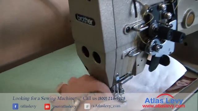 Brother LT2 B832 3 Double Needle Sewing Machine смотреть онлайн