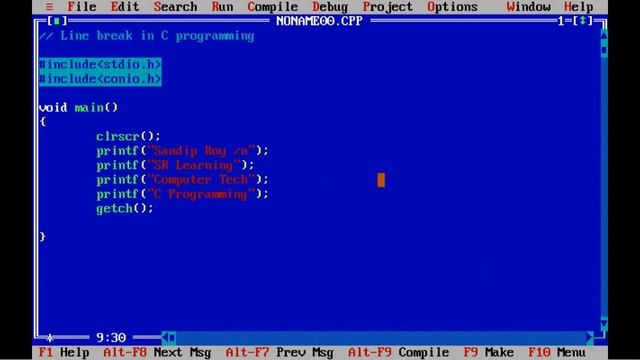 C Programming Tutorial - 19 || Line break or New Line "\n" in C || SR Learning смотреть онлайн