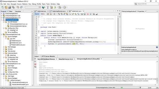 503 | L45 | J2EE | Session Bean in EJB | Practical-25 | BY VGP смотреть онлайн