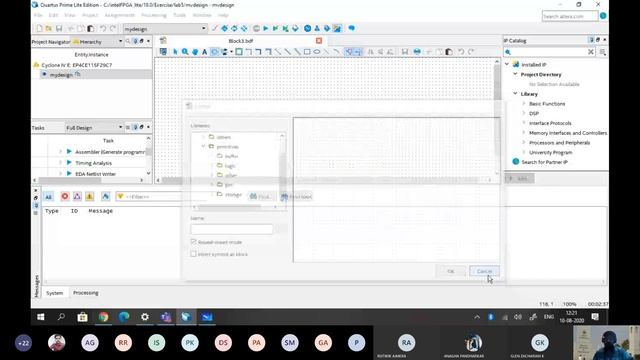 How to create the schematic based design and simulate using Intel Quartus Prime? смотреть онлайн