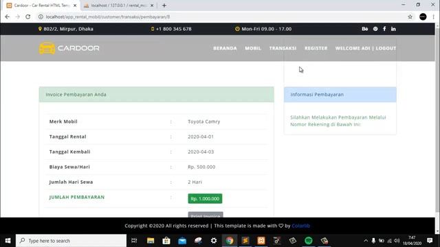 Tutorial Aplikasi Rental Mobil dengan Codeigniter #21 Pembayaran смотреть онлайн