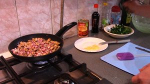 Постный салат с фасолью и шампиньонами, очень вкусно и быстро!