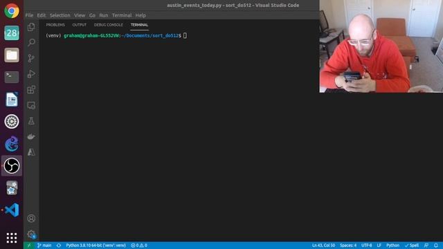 Self Python Project: austin_events_today part 2 смотреть онлайн