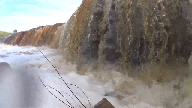 Ленинградская область. Саблино. Водопады. Попали под ливень. смотреть онлайн