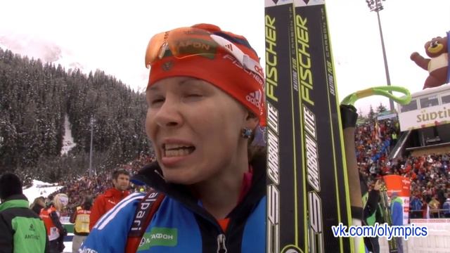 Биатлон. Антерсельва. Екатерина Шумилова смотреть онлайн