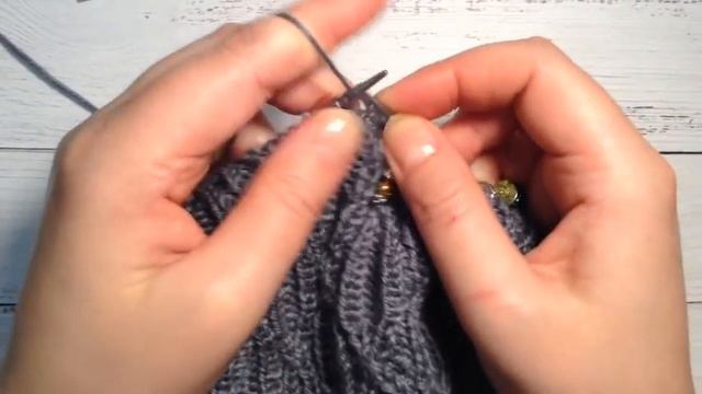 Мастер класс Шапка двойная спицами/ по кругу/ без швов/ yak wool смотреть онлайн