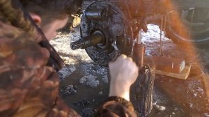 Разборка военного(редукторного моста) уаз