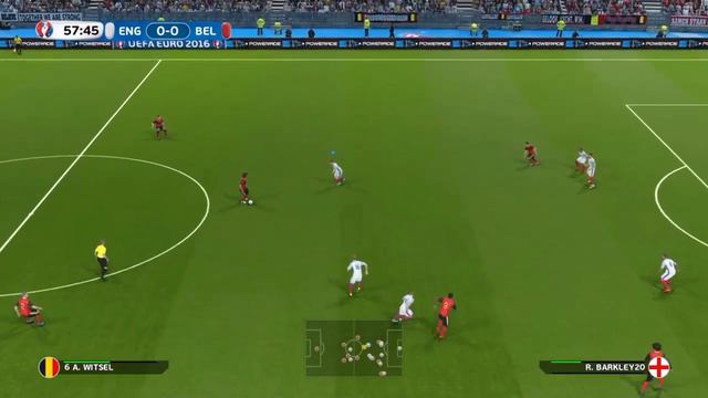 PES Uefa Euro 2016 England #6 Quarter final смотреть онлайн
