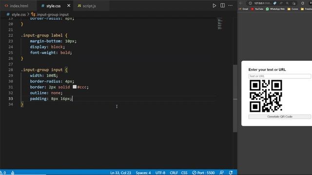 ✅ Como Generar Códigos QR con HTML CSS & JAVASCRIPT смотреть онлайн
