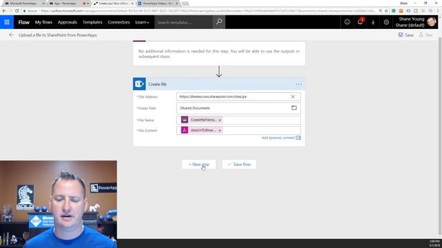 PowerApps Flow Intro Upload an image to SharePoint using Flow смотреть онлайн