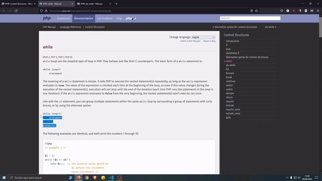 Aprendiendo php while y do while смотреть онлайн