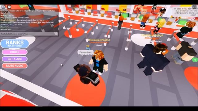 TROLLING DISRESPECTFUL ADMINS AT MCDONALD'S!! - ROBLOX Trolling смотреть онлайн