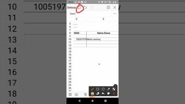 Tutorial Cara Mengisi Data Format EXCEL yang dibagikan melalui WAG di HP смотреть онлайн