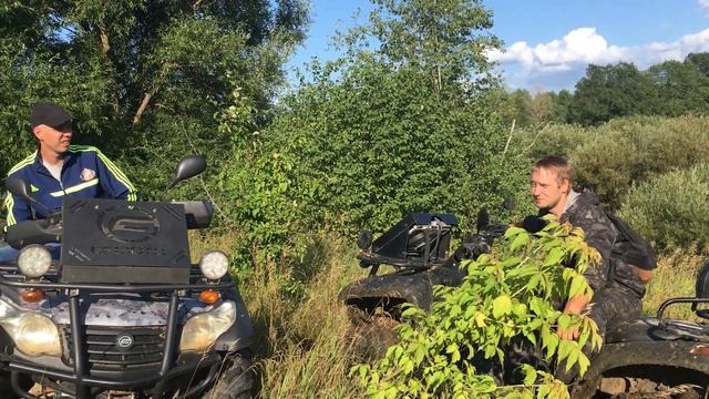 Покатушки на квадроциклах CF MOTO | Поиск рыбных мест смотреть онлайн