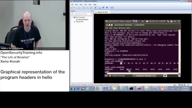 2013 Day2P23 LoB: Graphical Representation of Program (Segment) Headers in Hello смотреть онлайн