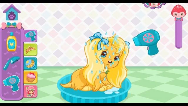 Шарлотта Земляничка:Дворец для щенков.Ухаживаем за Любимыми Питомцами.Детский Летсплей Игры