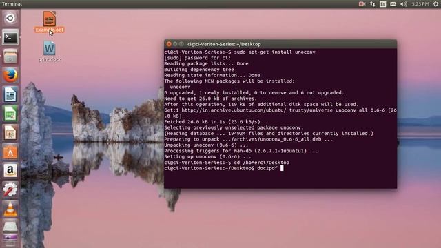 Convert word file to PDF in ubuntu смотреть онлайн