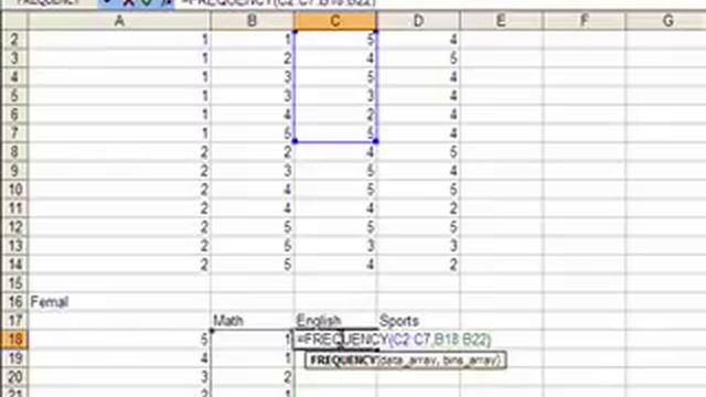 Excel Frequency in Chart смотреть онлайн