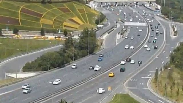 Мост через пролив Босфор, Стамбул, Турция смотреть онлайн