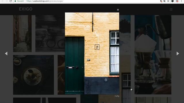Exigo - Free Bootstrap Theme Preview смотреть онлайн