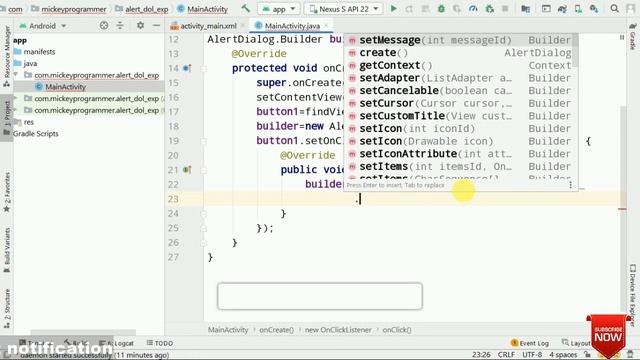 v#14 || Android AlertDialog || Exit App button handle|| Hindi/Urdu|| Absolute Beginners || Android смотреть онлайн