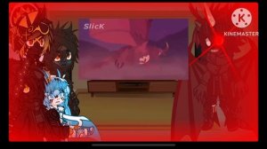Kaijus reacts to Destoroyah vs Destoroyah (by @slickshorts3590)