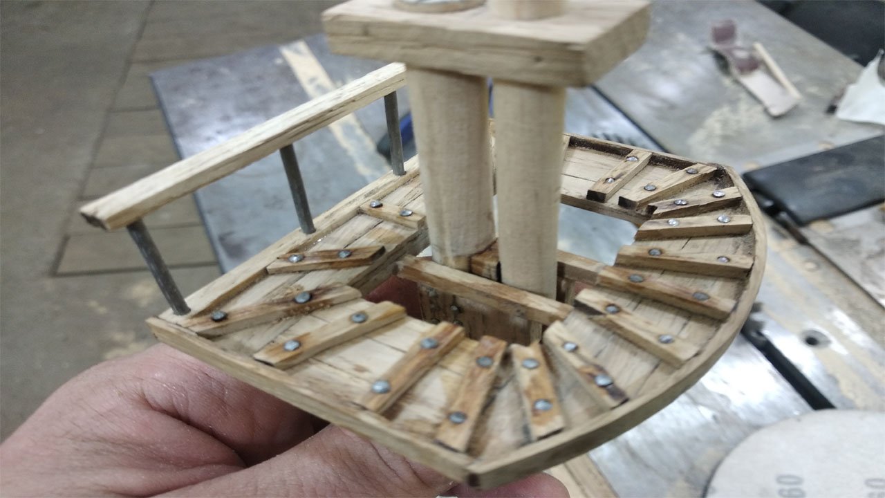 № 70 Сборка модели корабля черная жемчужина. Изготовления площадки марса. смотреть онлайн