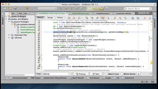 NetBeans Visual Library & Nodes смотреть онлайн