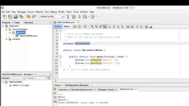 Learn Programming in Java - Lesson 01 : Java Programming Basics смотреть онлайн
