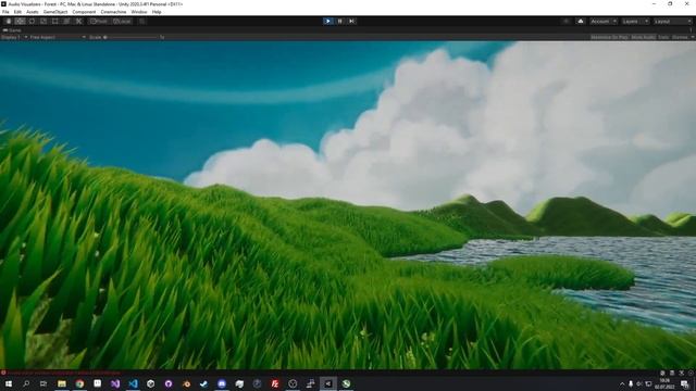 Unity grass renderer with single script + Github source смотреть онлайн