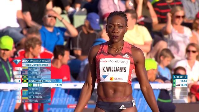 Women's Triple Jump - Diamond League Oslo - Bislett Games 2018 смотреть онлайн
