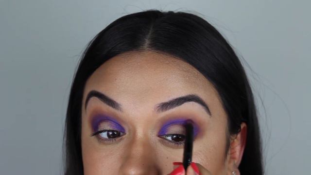 Colourful Smokey Eye Tutorial | Purple and Rose Gold Smokey Eye смотреть онлайн