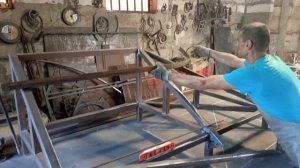 как согнуть уголок под радиус 40на40 без нагрева,часть3, ступени,своими руками, художественная ковк