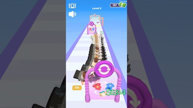 Grow Run Feed The Cute Baby - iOS Android Gameplay #2 #shorts смотреть онлайн